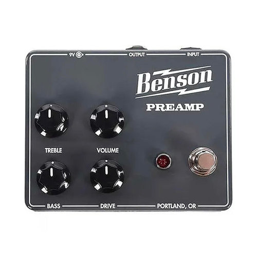 Benson Amps Preamp pedal black Benson Amps Preamp pedal black