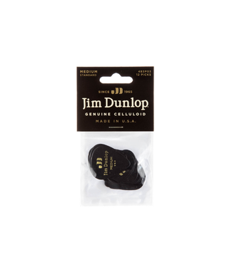 Dunlop Jim Dunlop Genuine Celluloid Classics Black Medium