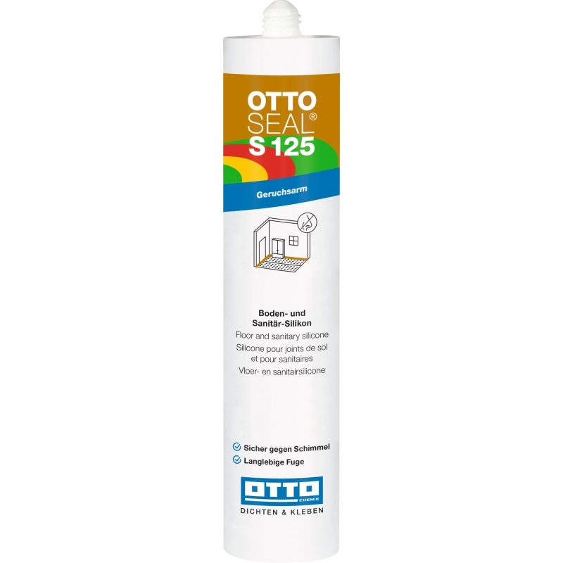 Ottoseal S125 glanzend 310ml koker wit of grijs