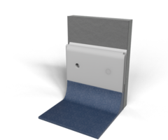 Kunststof stootplint gecombineerd met holplint