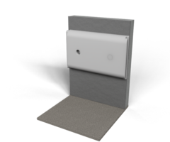 Kunststof stootrand met ronde afwerking