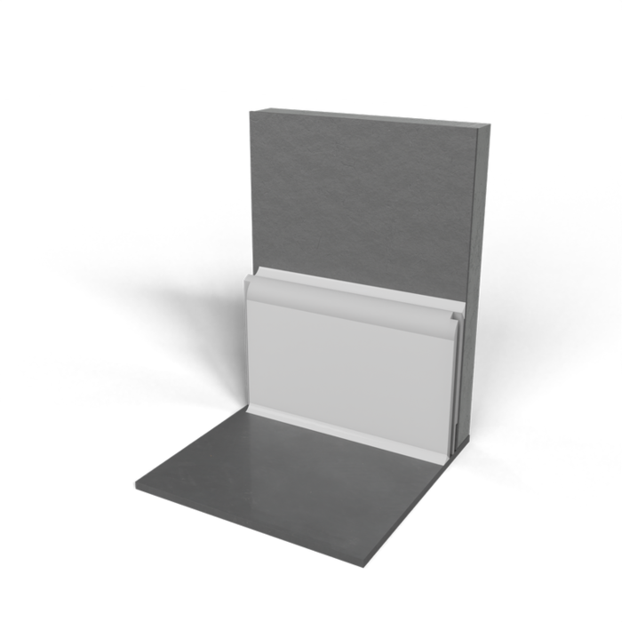 ShockCove® TK2 Plint met kitafwerking (met tapebevestiging)