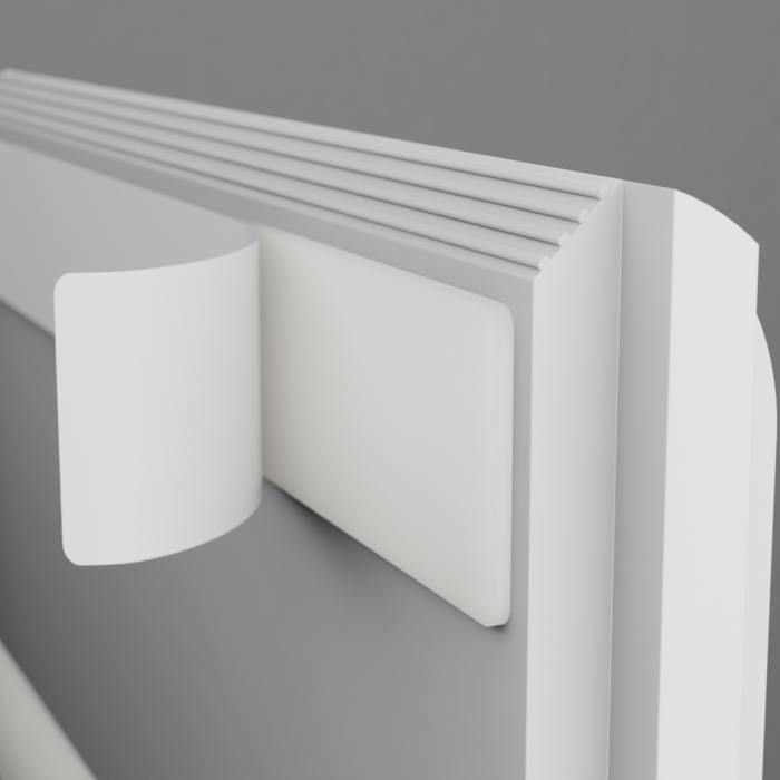 ShockGuard® TK2 Stootrand met kitafwerking (met tapebevestiging)