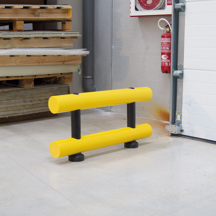 Kunststof aanrijdbeveiliging hoge railing - 200