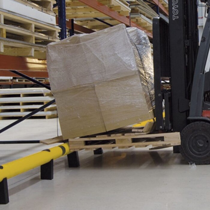 Kunststof aanrijdbeveiliging railing PTH