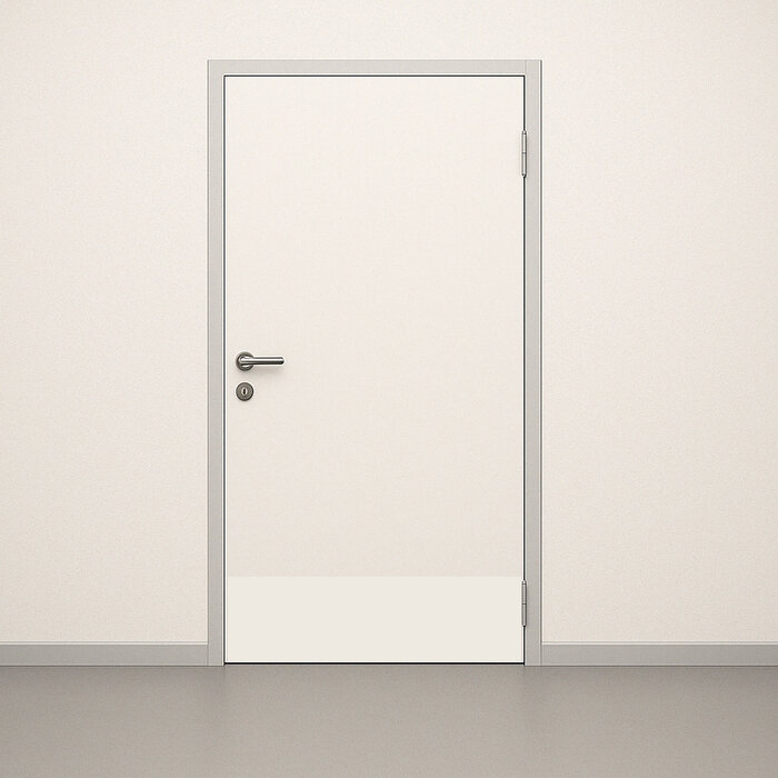 Kunststof deurschopplaat 300 x 900 mm – Slagvast & hygiënisch