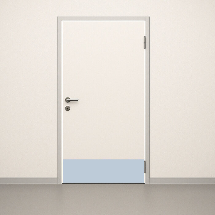 Kunststof deurschopplaat 300 x 900 mm – Slagvast & hygiënisch