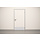 Kunststof deurschopplaat 300 x 900 mm – Slagvast & hygiënisch
