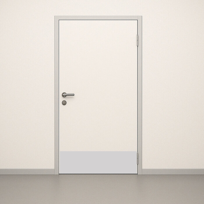 Kunststof deurschopplaat 300 x 900 mm – Slagvast & hygiënisch