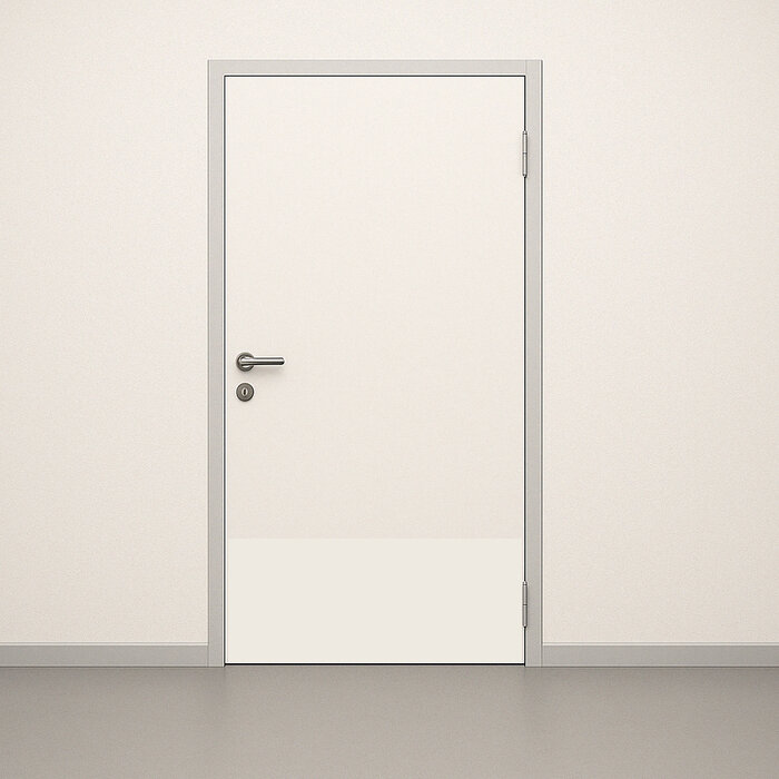 Kunststof deurschopplaat 400 x 900 mm – Slagvast & hygiënisch