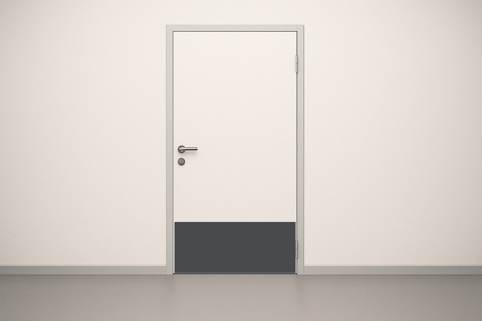 Kunststof deurschopplaat 400 x 900 mm – Slagvast & hygiënisch