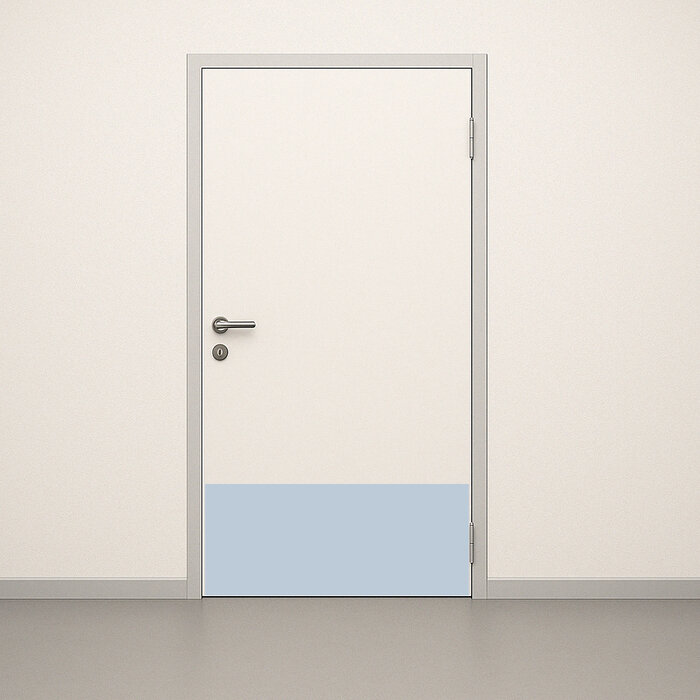 Kunststof deurschopplaat 400 x 900 mm – Slagvast & hygiënisch