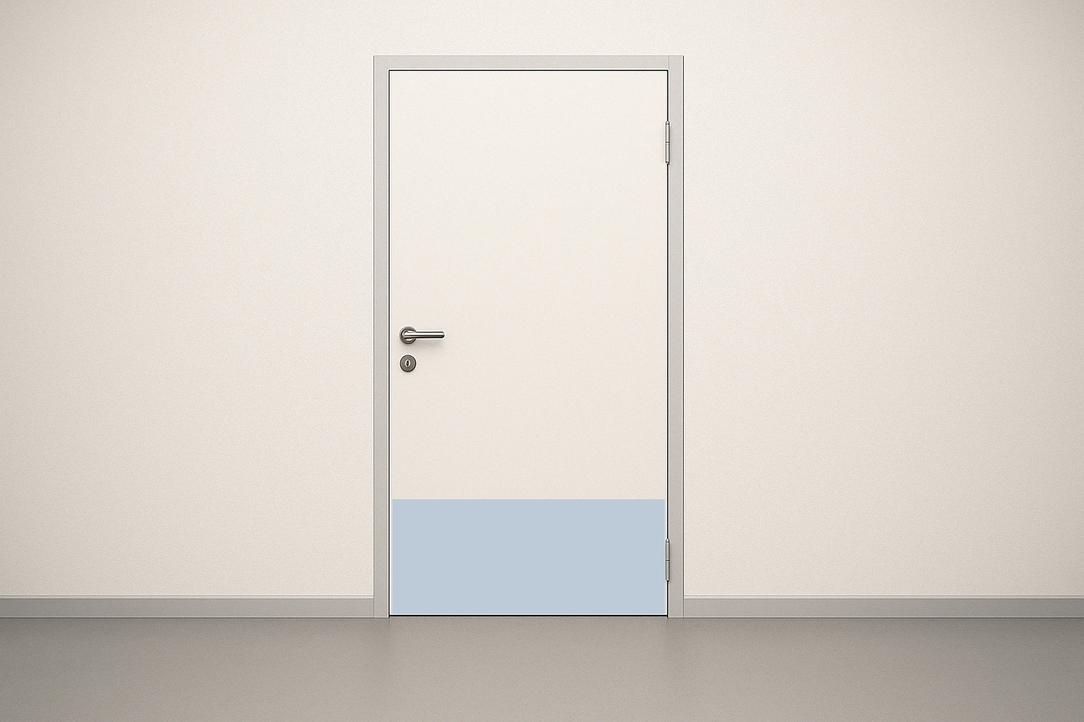 Kunststof deurschopplaat 400 x 900 mm – Slagvast & hygiënisch