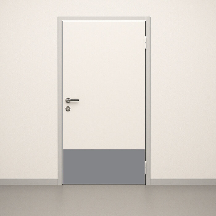 Kunststof deurschopplaat 400 x 900 mm – Slagvast & hygiënisch