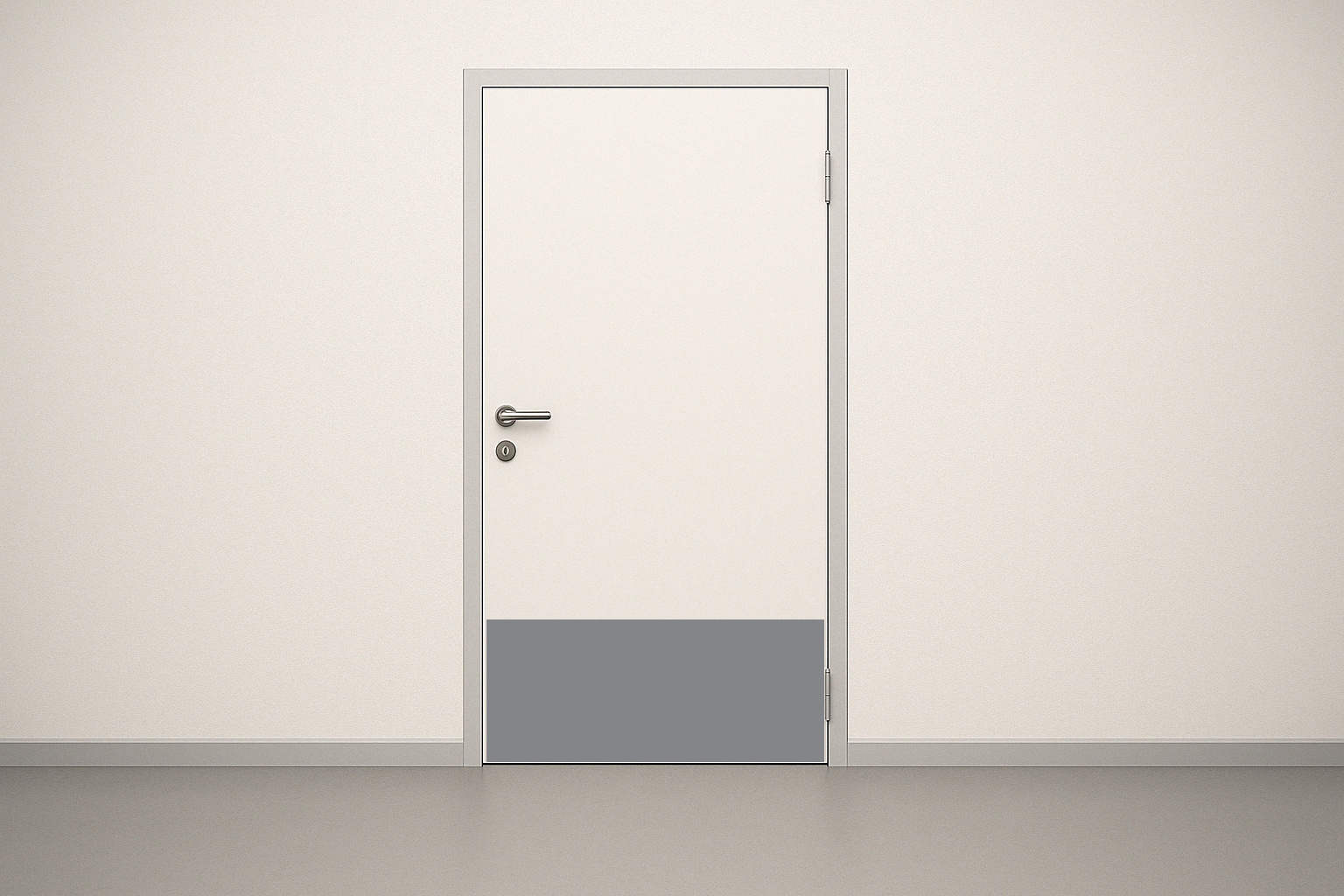 Kunststof deurschopplaat 400 x 900 mm – Slagvast & hygiënisch