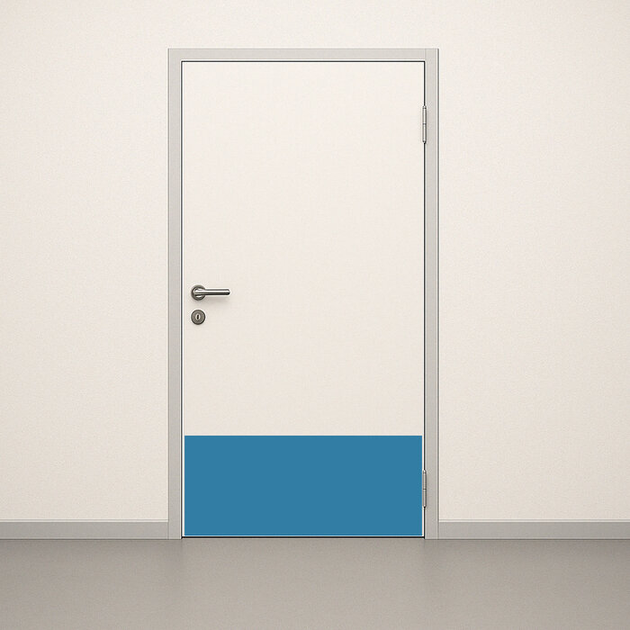 Kunststof deurschopplaat 400 x 900 mm – Slagvast & hygiënisch