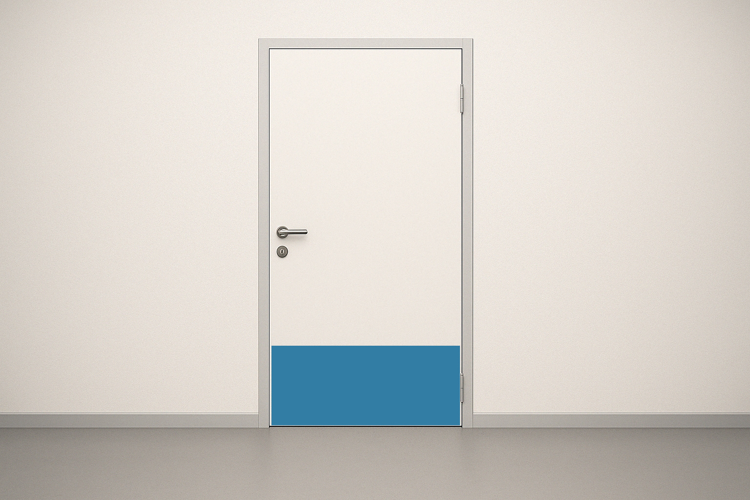 Kunststof deurschopplaat 400 x 900 mm – Slagvast & hygiënisch