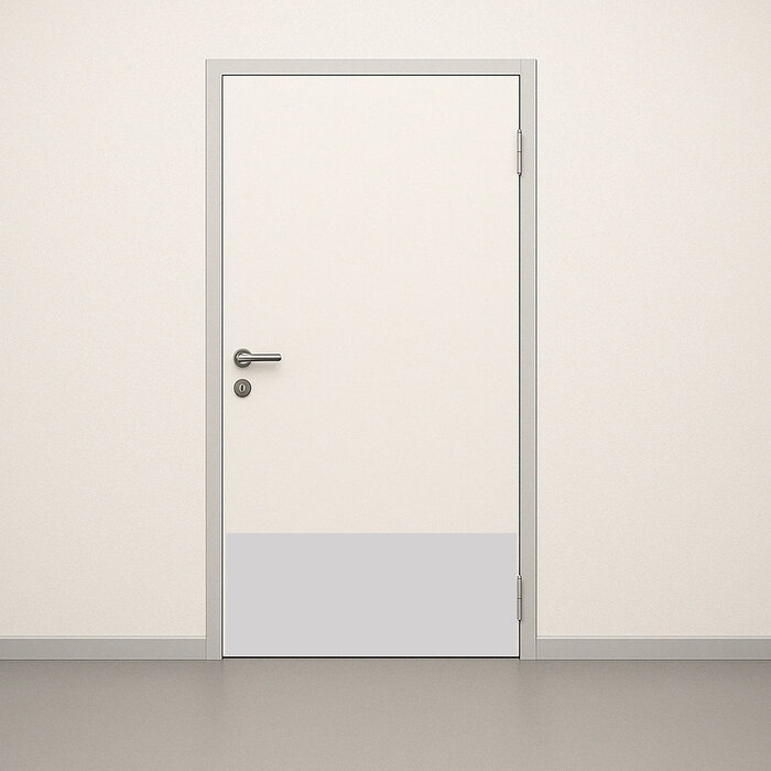 Kunststof deurschopplaat 400 x 900 mm – Slagvast & hygiënisch