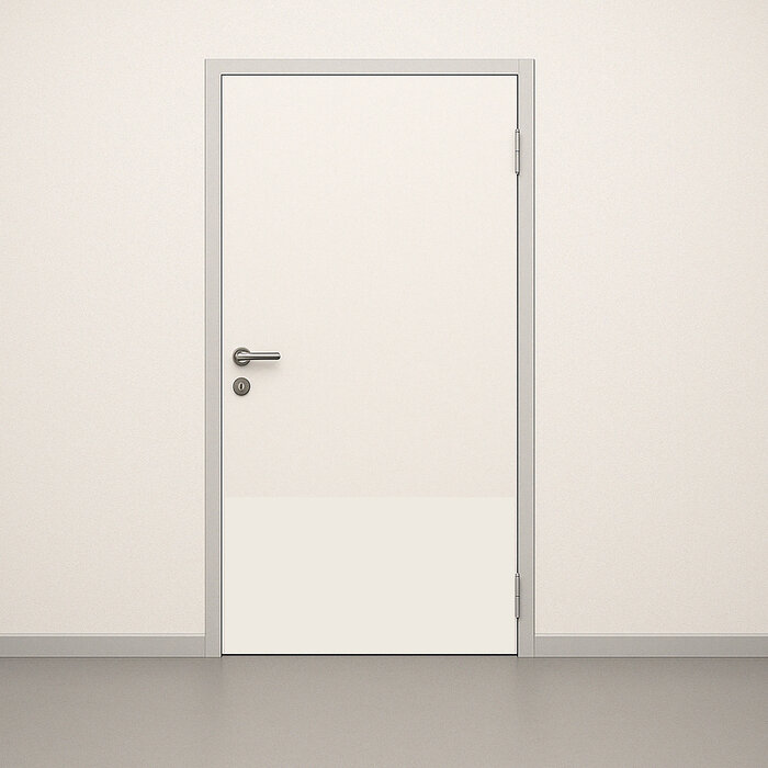 Kunststof deurschopplaat 500 x 900 mm – Slagvast & hygiënisch