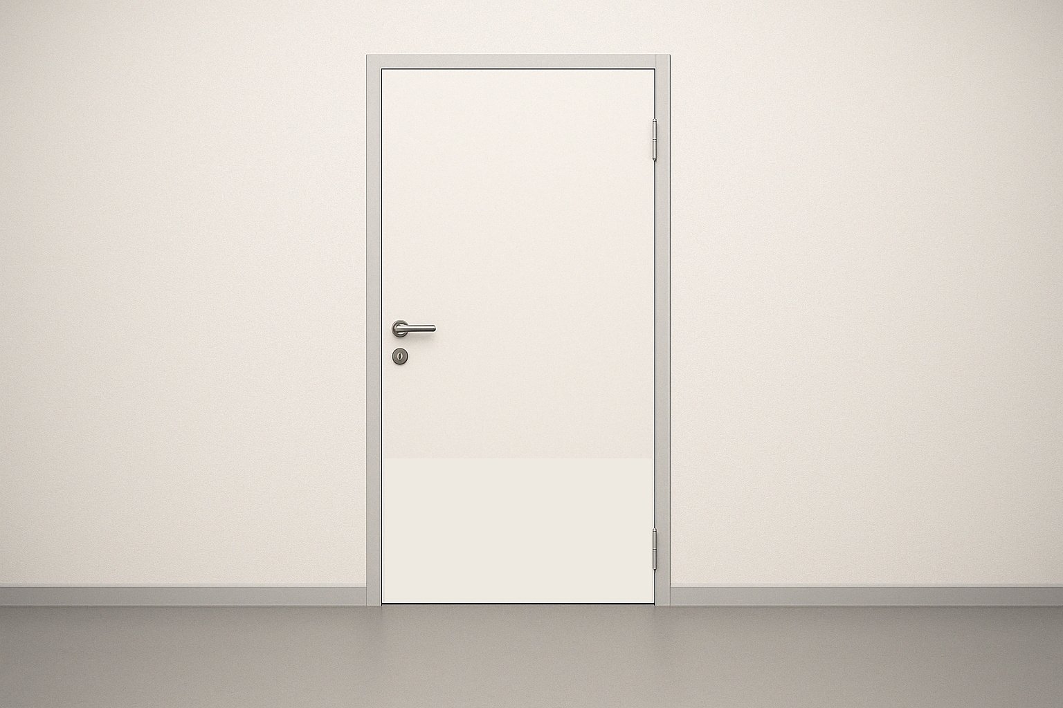 Kunststof deurschopplaat 500 x 900 mm – Slagvast & hygiënisch