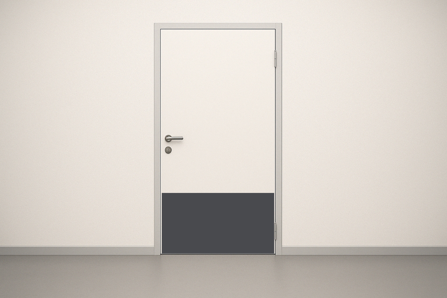 Kunststof deurschopplaat 500 x 900 mm – Slagvast & hygiënisch