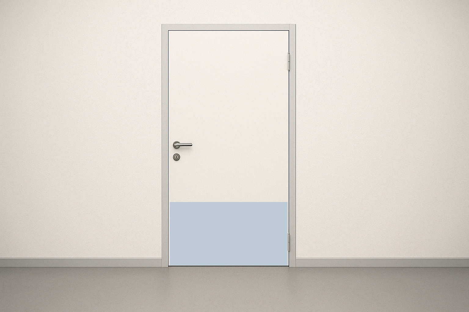 Kunststof deurschopplaat 500 x 900 mm – Slagvast & hygiënisch