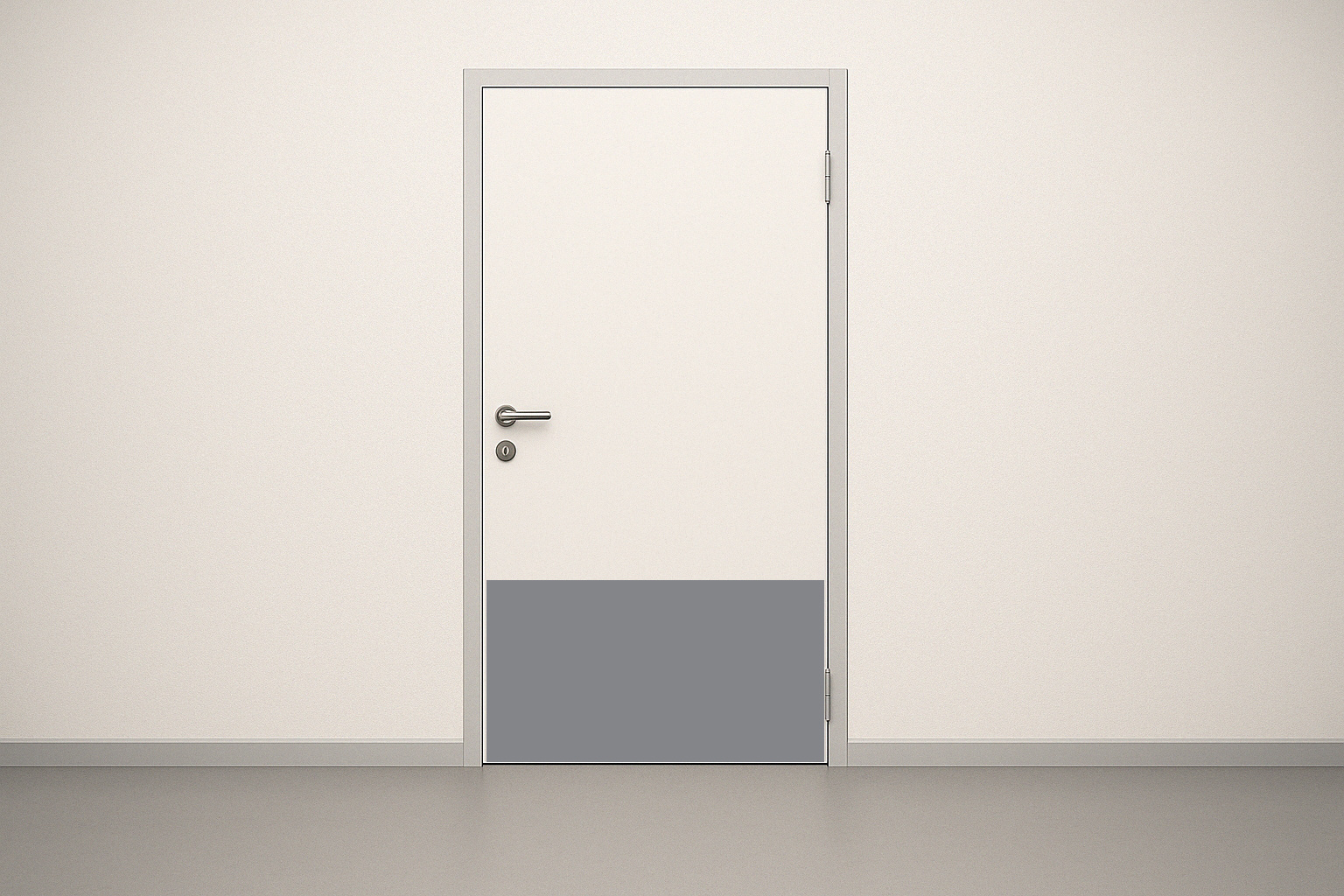 Kunststof deurschopplaat 500 x 900 mm – Slagvast & hygiënisch