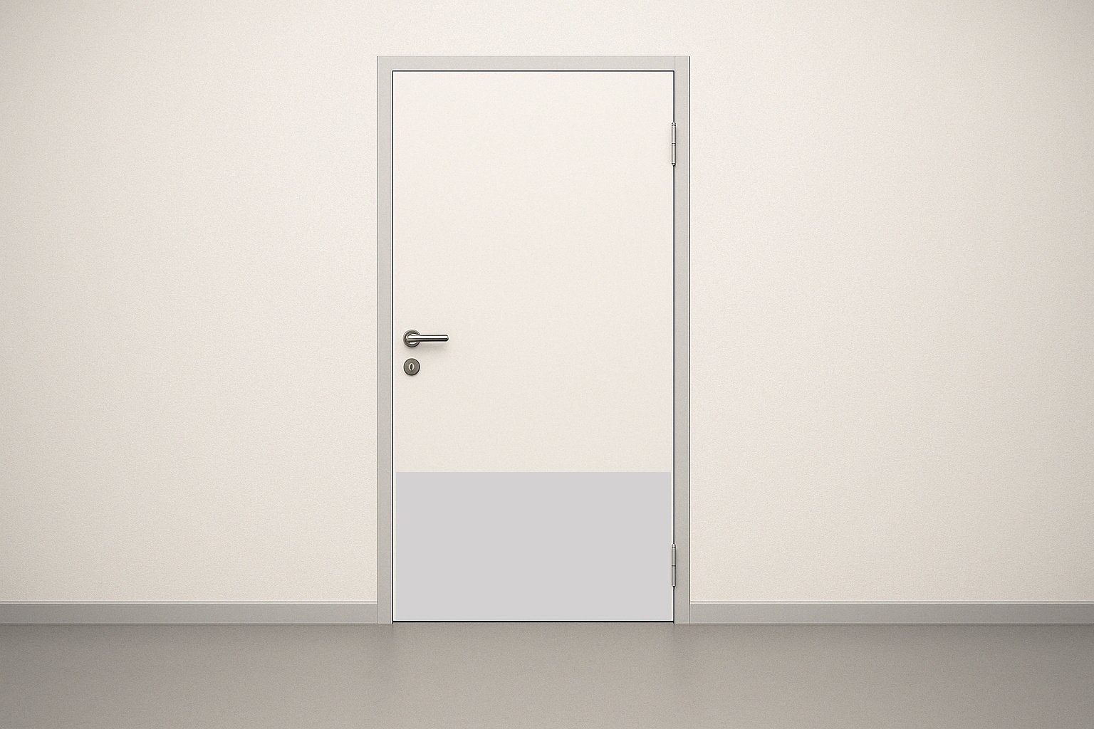 Kunststof deurschopplaat 500 x 900 mm – Slagvast & hygiënisch