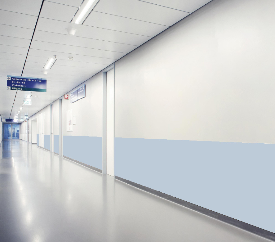 Stootpaneel 3000 x 1300 mm – Slagvaste en hygiënische wandbescherming voor intensief gebruik