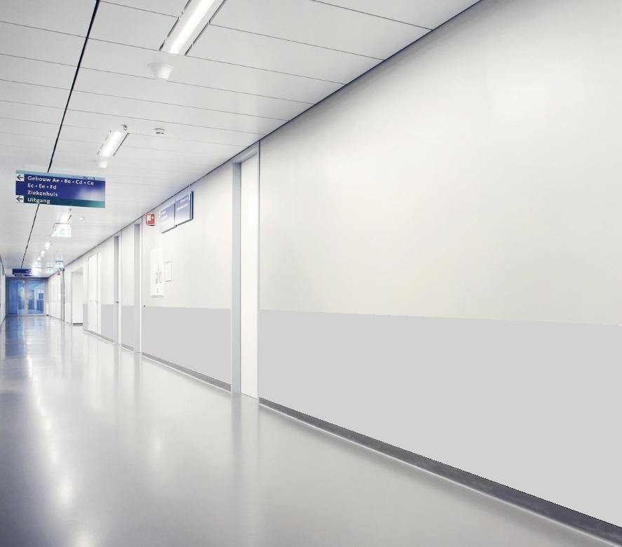 Stootpaneel 3000 x 1300 mm – Slagvaste en hygiënische wandbescherming voor intensief gebruik