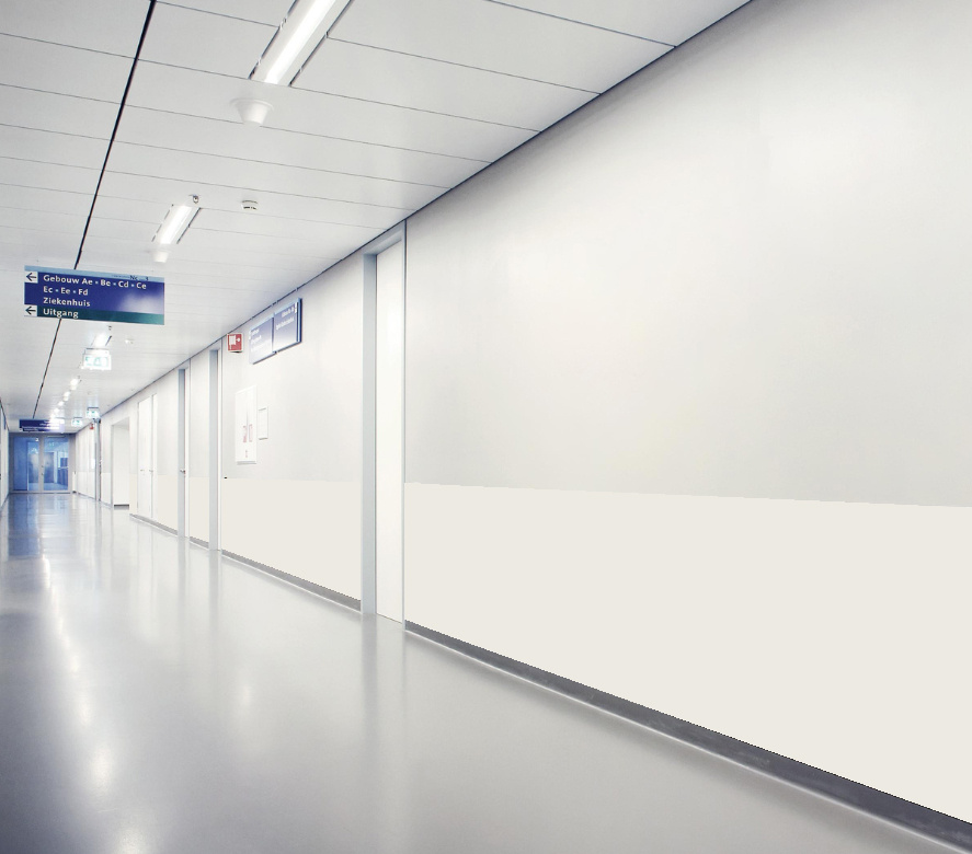 Stootpaneel 3000 x 1300 mm – Slagvaste en hygiënische wandbescherming voor intensief gebruik