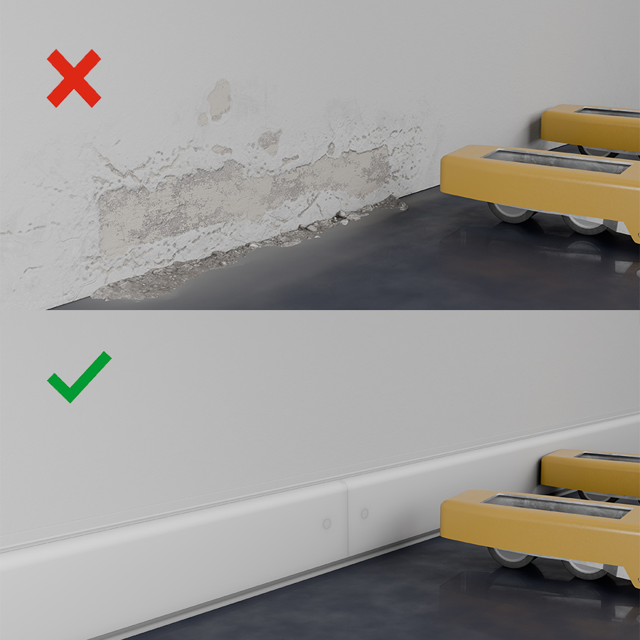 Wat doet een stootplint? Optimale wandbescherming voor elke bedrijfsruimte