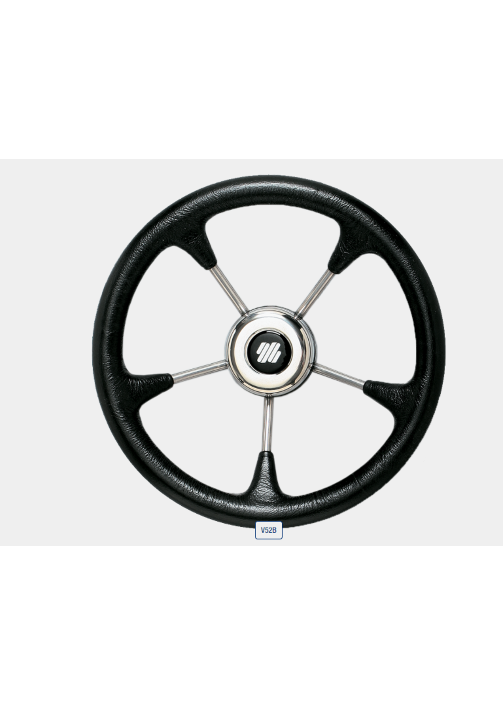 Ultraflex V52 Black Pol. Steering Wheel