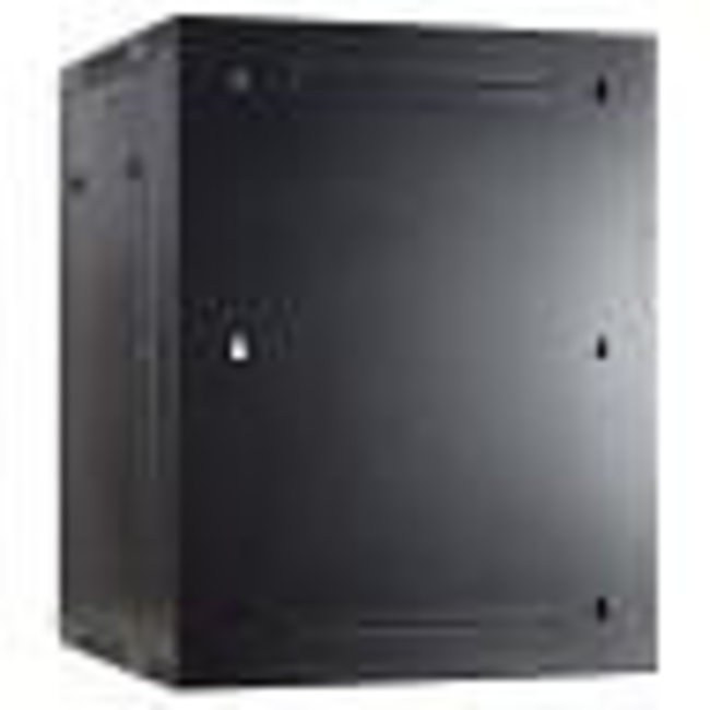 PATCHKAST 15U Wandkast - kantelbaar - met glazen deur