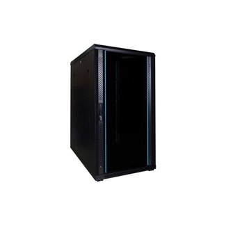 PATCHKAST 22U Serverkast 800mm met glazen deur