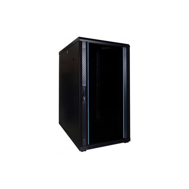 PATCHKAST 22U Serverkast 800mm met glazen deur