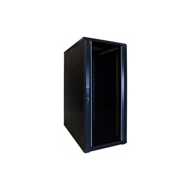 PATCHKAST 27U Serverkast 1000mm met glazen deur