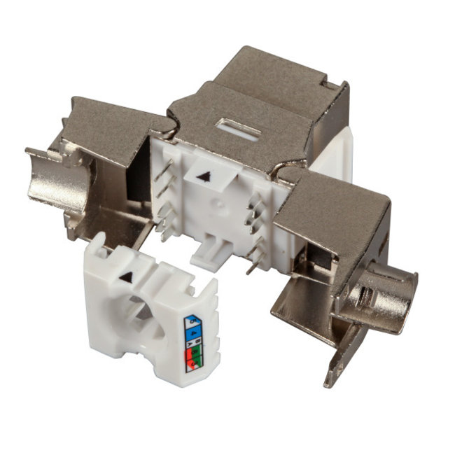 Keystone STP Cat6a 500Mhz RJ45