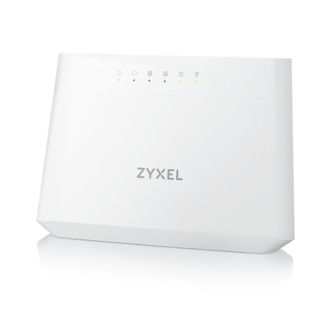 ZyXEL VDSL2 profile 8a/b/c/d, 12a/b, 17a, 30a over POTS Gateway, GbE WAN, 4GbE LAN, 1 USB 2.0, WiFi 11n 2.4GHz 300Mbps, 5GHz 11ac 866Mbps, EU STD version