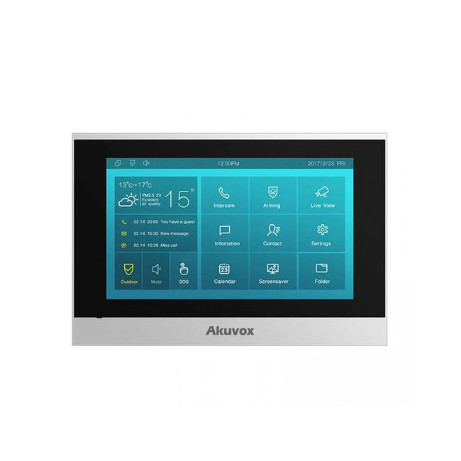 Akuvox Akuvox IP Indoor Unit (Android) C315S - Zilver
