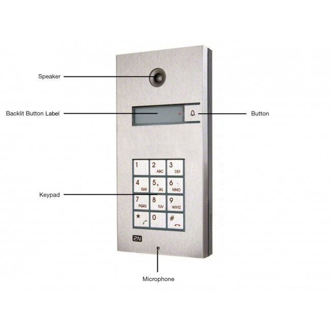 2N Interphone 2N IP Vario avec 1 bouton et clavier