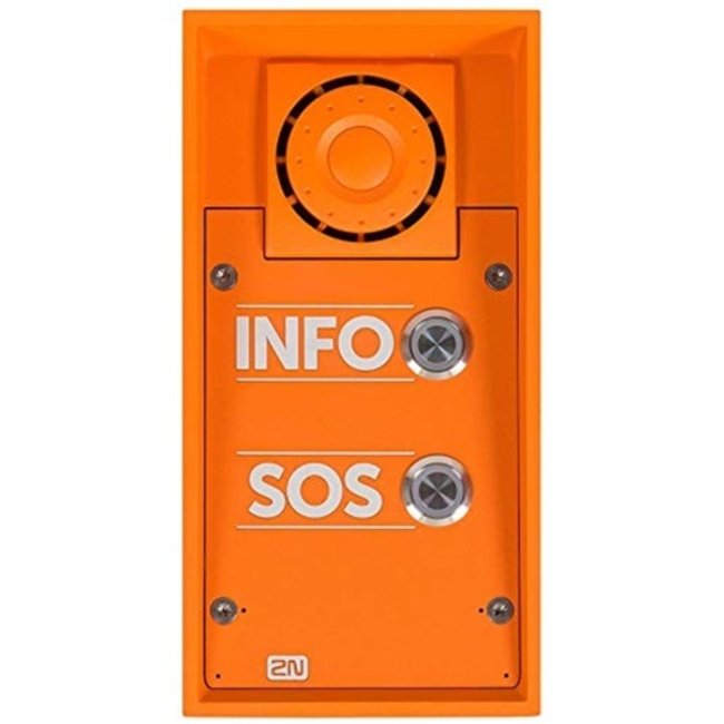 2N 2N IP Safety met 2 buttons en INFO/SOS labels
