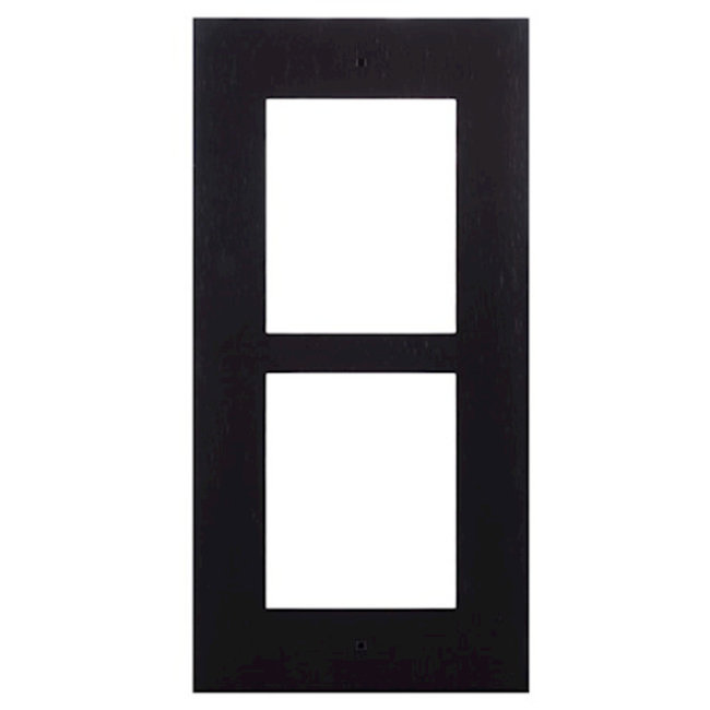 2N 2N Inbouw installatie frame voor 2 modules (zwart)