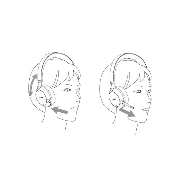 Yealink Yealink BH72 Lite Teams grijs USB-A