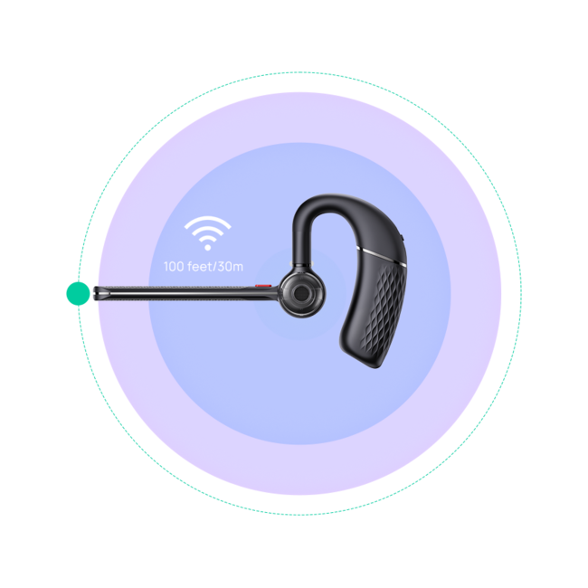 Yealink BH71 Mono Bluetooth Headset Voip and Go