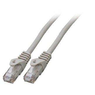 UTP CAT 6  0,5mtr Grijs met tule met lipbeschermer