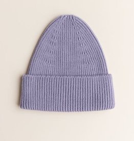 Hvid Beanie Fonzie Lilac