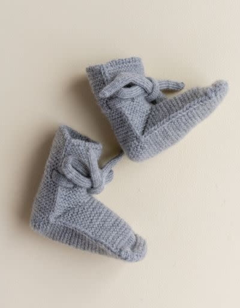 Hvid Booties Grey Melange