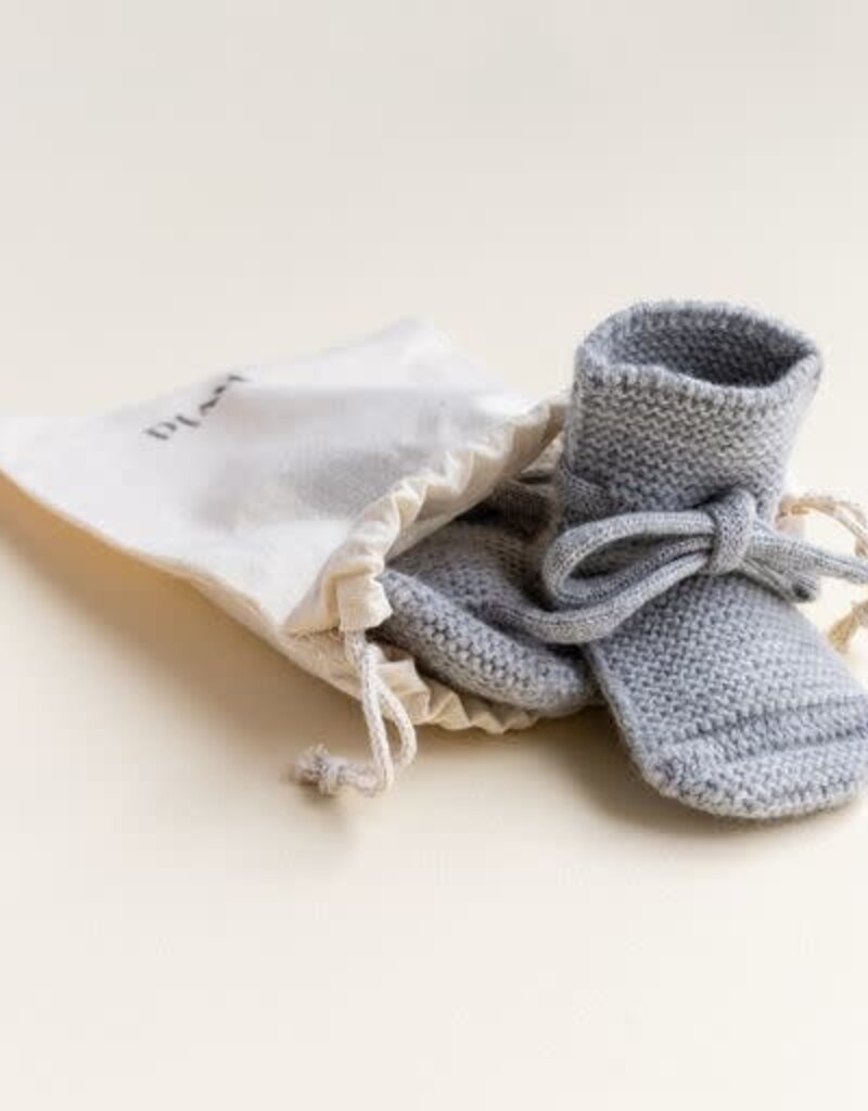 Hvid Booties Grey Melange