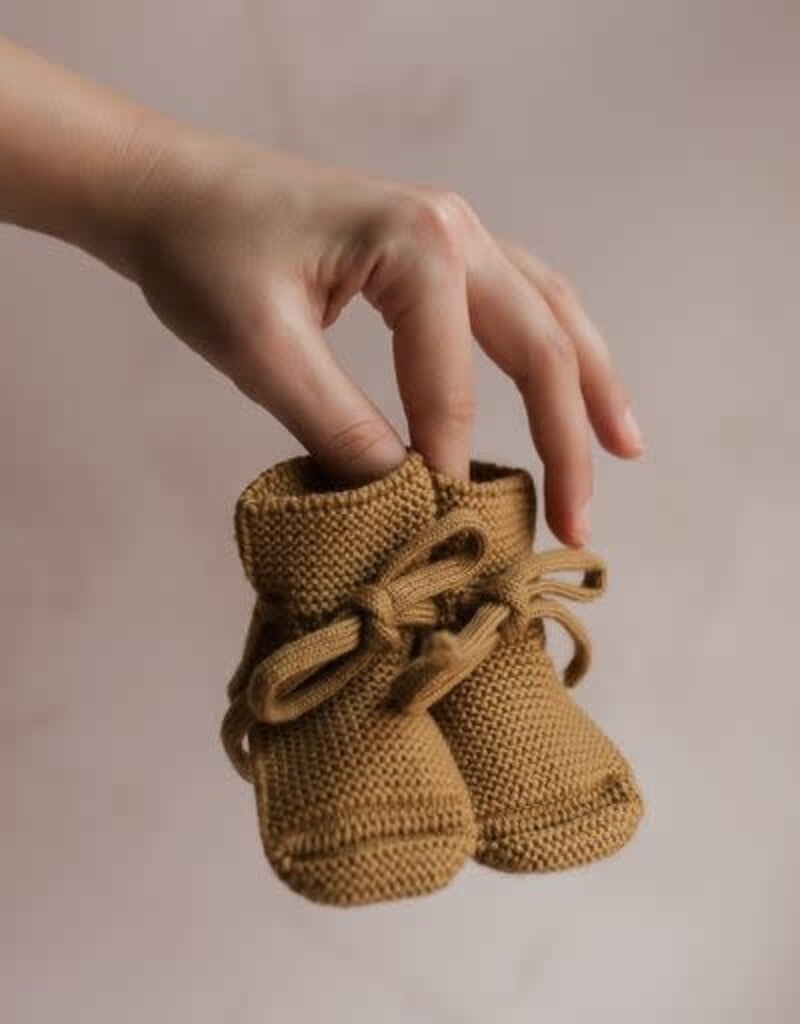 Hvid Booties Ochre